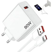 Xiaomi Uyumlu 90W Hiper Şarj Type-A To Type-C Kablo Seti