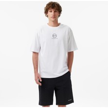 United4 Unıted4 Regular Fit Erkek Beyaz T-Shirt