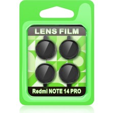 İlk El Grup Xiaomi Redmi Note 14 Pro 5g Raze Metal Kamera Lens - Siyah