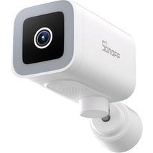 Sonoff CAM-B1P Dış Mekan Güvenlik Kamerası, 2k Hd ve Renkli Gece Görüşü, 180 Panoramik Görünüm, Aı Insan Algılama ve Izleme, IP65 Hava Koşullarına Dayanıklı, Iki Yönlü Ses, Akıllı Ev Platformlarıyla