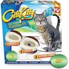 İlk El Grup Citikitty Klozet Kedi Tuvaleti Eğitim Seti