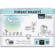 İlk El Grup    Bio Natural Bebek Bezi Fırsat Paketi 3 Beden 4-10 kg 42 Adet