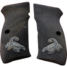 Cz 75  (16\'lı Çek) Kabzesi Ahşap Model 6