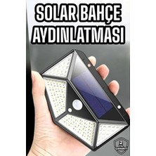 İlk El Grup  Güneş Enerjili Bahçe Aydınlatma Lambası Solar 100 LED Lamba
