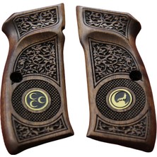 Cz 75  (16\'lı Çek) Kabzesi Ahşap Model 20