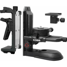 Kobb KBL10SET Mıknatıslı Hassas Ayarlanabilir Lazer Hizalama Aparatı + Mıknatıslı Lazer Hizalama Sabitleme Aparatı, Siyah