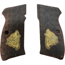 Cz 75  (16\'lı Çek) Kabzesi Ahşap Model 58