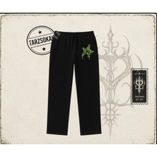 Tarzsokak Unisex Star Sicken Unisex Baggy Eşofman Altı Beyaz