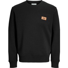 Jack & Jones Jjrush Erkek Sweatshirt Bisiklet Yaka Rahat Günlük Pamuklu