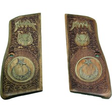 Browning Brownıng 9mm Kabzesi Ahşap Model 17