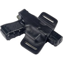 Eroğulları Yarım Kelebek Siyah Deri Kılıfı Sar9/glock/caniktp9