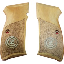 Cz 75  (16\'lı Çek) Kabzesi Ahşap Model 51