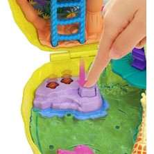 Maxi Trendy Polly Eğlence Giyilebilir Kompakt Ananas Çanta, 8 Eğlenceli Özellik Içeren Kompakt Set, Minik Polly ve Lila Bebekler, 2 Aksesuar ve Çıkartma Sayfası; 4 Yaş ve Üzeri Için, GKJ64