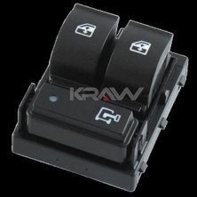 Universal Cam Kaldırma Anahtarı Fıat Ducato Iıı - Doblo Iıı Sol - Çerçevesiz Combo 10--> - 3 Buton Boxer Iıı - Jumper Iıı