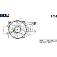 Universal Fan Motoru Davlumbazlı Fıat Lınea 1.3/1.6 Mjet (07+) (Nac)
