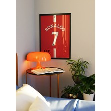 Base Concept Ronaldo 7 Manu Poster Tablo (Çerçeveli)