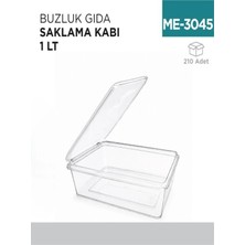 İnci Çelik Aksesuar Buzluk Gıda Saklama Kabı 1 Lt