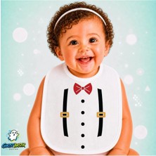 Ghostbastır Design Bebe Takım Keten Bebek Mama Önlüğü – Yumuşak, Emici, Yıkanabilir, Özel Tasarım P012