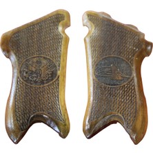 Makaralı Parabellum (Luger P08) Kabzesi Ahşap Model 6