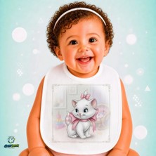 Ghostbastır Design Marie Keten Bebek Mama Önlüğü – Yumuşak, Emici, Yıkanabilir, Özel Tasarım P127