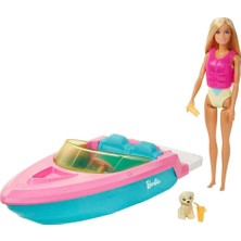 Maxi Trendy Bebek ve Teknesi Bebek ve Teknesi, Oyuncak Köpek ve Aksesuarlar Ile Suda Yüzer, 3-7 Yaş Arası Için GRG30 GRG30