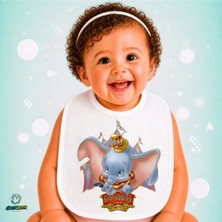 Ghostbastır Design Dumbo Keten Bebek Mama Önlüğü – Yumuşak, Emici, Yıkanabilir, Özel Tasarım P047