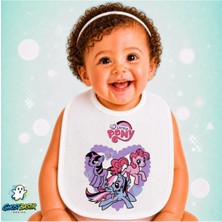 Ghostbastır Design Pony Keten Bebek Mama Önlüğü – Yumuşak, Emici, Yıkanabilir, Özel Tasarım P162