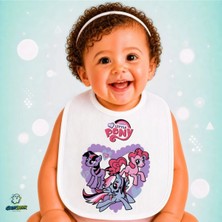 Ghostbastır Design Pony Keten Bebek Mama Önlüğü – Yumuşak, Emici, Yıkanabilir, Özel Tasarım P161