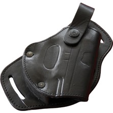 Eroğulları Deri  Çapraz Yarım Bel Silah Kılıfı Siyah Sarsılmaz/ Cz 75 / Canik L120