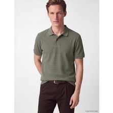 LC Waikiki Southblue Haki Polo Yaka Erkek Pike Tişört