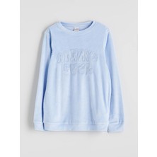 Lc Waikiki Yeni Sezon Kız Çocuk Kadife Pijama Üst