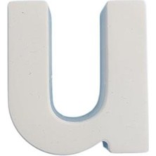 Ehobici Boyanabilir Harf Obje - U - 4x3,5cm