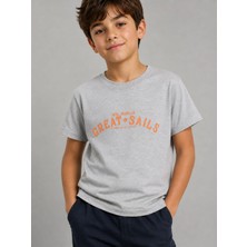 Essu Erkek Çocuk Ön-Arka Baskılı Penye T-Shirt