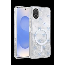 Herşey Trend Herşeytrend Onegif Samsung Galaxy A07 4g Misk Simli Magsafe Kapak - Desen 3