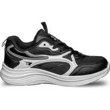 Trender Bewild Garson 4337 Anorak Siyah - Beyaz Kadın Sneaker BW02A4337