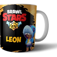 Pixxa Brawl Stars Köpekbalığı Leon Kupa Bardak