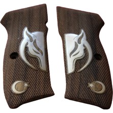 Cz 75  (16\'lı Çek) Kabzesi Ahşap Model 62