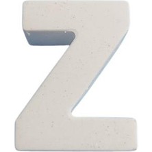 Ehobici Boyanabilir Harf Obje - Z - 4X3CM