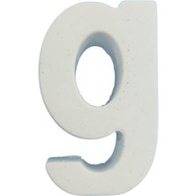 Ehobici Boyanabilir Harf Obje - G - 5X3CM