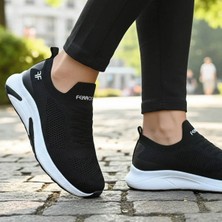 Trender Ferrossa Garson 041 Siyah - Beyaz Kadın Sneaker FR02T041