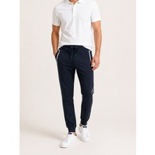 Xint Erkek Lacivert Pamuk Dokulu Regular Fit Sweat Pantolon