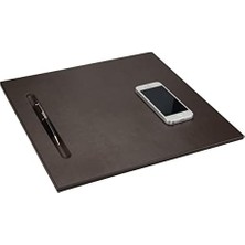 Maxi Trendy 2k 565-2 Sümen Takımı Mdf Malzemeden Suni Deri Kaplı Tek Parça Pad Toplantı Sümeni 35X32 Cm, Kahve