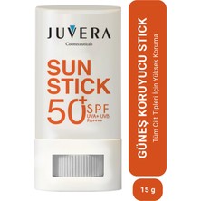 Juvera  Stick Güneş Koruyucu Krem Tüm Cilt Tipleri Için 50SPF Pa++++ 15 gr