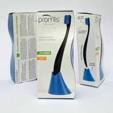 Maxi Trendy Promıs Box, Diş Fırçası + Tutacak, Siyah – 6750 Antibakteriyel Yumuşak Kıl, Lignin Biyoplastik Sap, Italyan Tasarımı, Alman Üretimi
