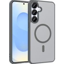 Voyo Galaxy S24 Fe Uyumlu Kılıf Mg-Safe Şarj Uyumlu Mat Yüzey Vobabe Kapak Kapak