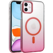 İlk El Grup    iPhone 12 Glossy Magsafe Kapak - Pembe