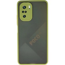 Marsilyan™- Xiaomi Poco F3 Kılıf Montreal Silikon Kapak - Açık Yeşil