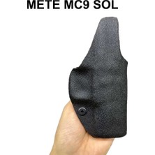 Canik Mete Mc9 Sol Kydex / Kadife Kaplı / Mat Siyah