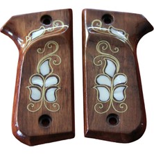 Unique Kapalı Fransız 10\'lusu Kabzesi Ahşap Model 15