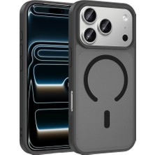 Voyo Apple iPhone 17 Pro Uyumlu Kılıf Mg-Safe Şarj Uyumlu Mat Yüzey Vobabe Kapak Kapak